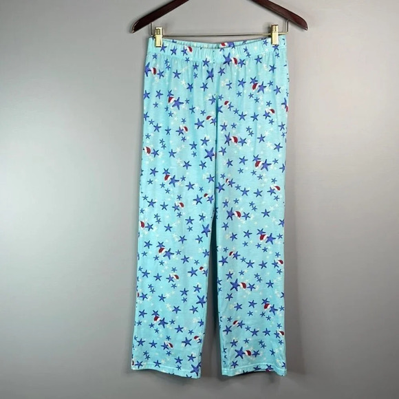 JAMMIES FOR YOR FAMILIES Girls Blue Graphic Christmas Holiday Pajama Set Size 16 - Picture 5 of 9